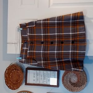 Retrolicious Plaid Skirt